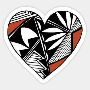 Pueblo Heart Sticker